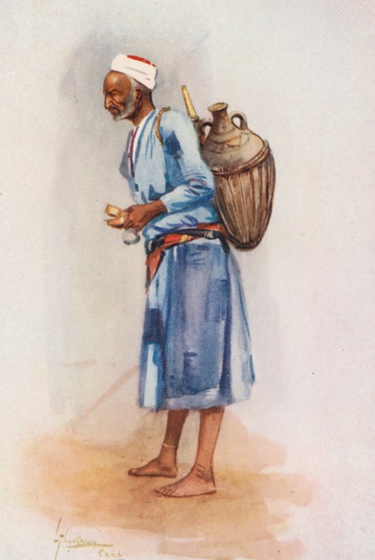 Egyiptom népe: Hemeli (színes litográfia). alkotó: Lance Thackeray