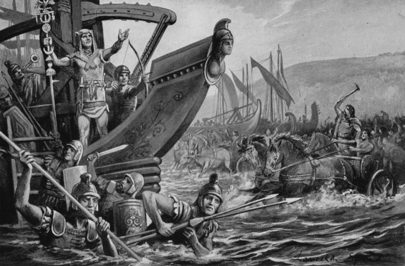 Egy bátor zászlóvivő (litho) alkotó: Lancelot Speed