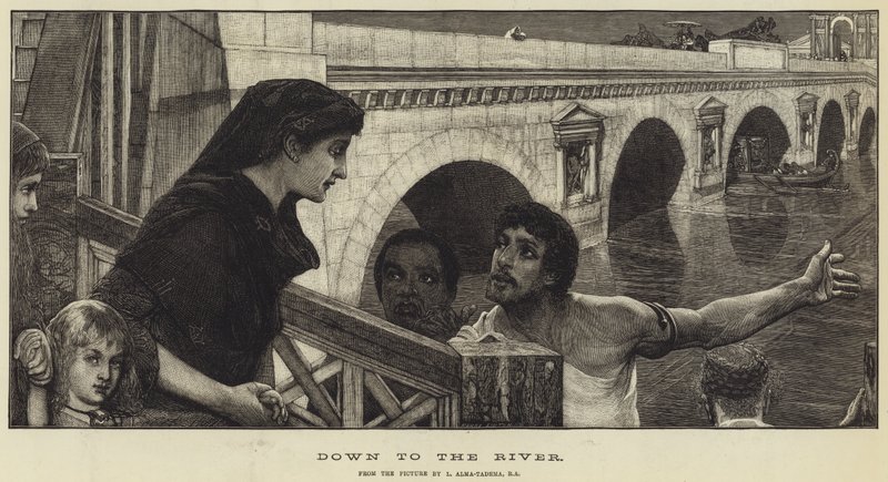 Le a folyóhoz alkotó: Lawrence Alma Tadema