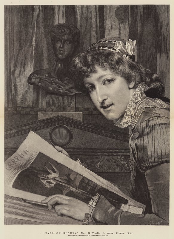 A szépség típusa, XIV. sz. alkotó: Lawrence Alma Tadema