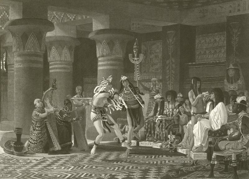 Időtöltés az ókori Egyiptomban alkotó: Lawrence Alma Tadema