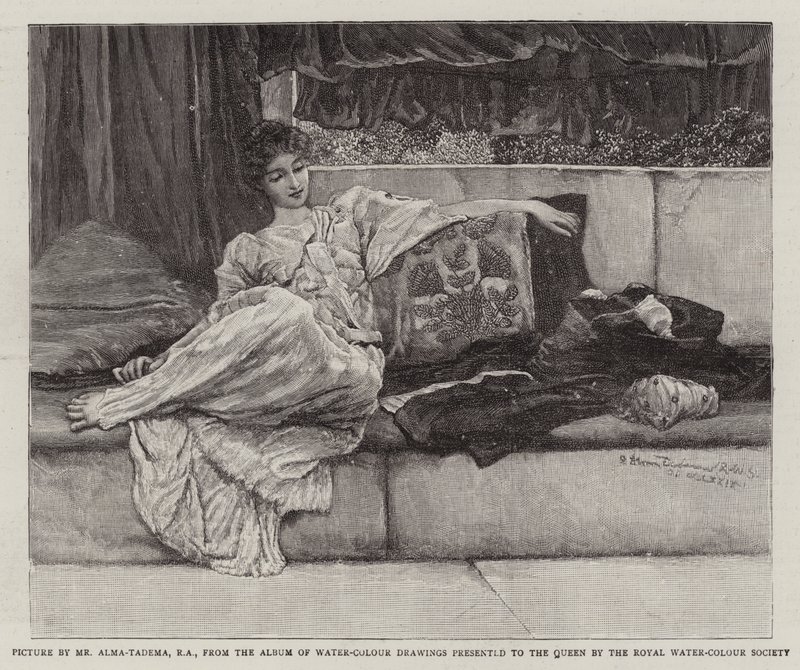 Őfelsége, a királyné jubileuma alkotó: Lawrence Alma Tadema