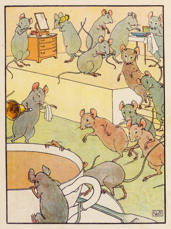 Calico Pie (színes litográfia) alkotó: Leonard Leslie Brooke