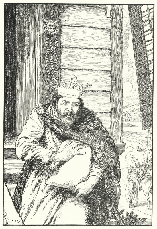 Három kis árpalisztet lopott (metszet) alkotó: Leonard Leslie Brooke