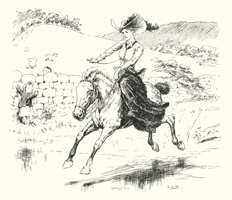 Volt egy kis pónim, a neve Dapple-grey (metszet) alkotó: Leonard Leslie Brooke