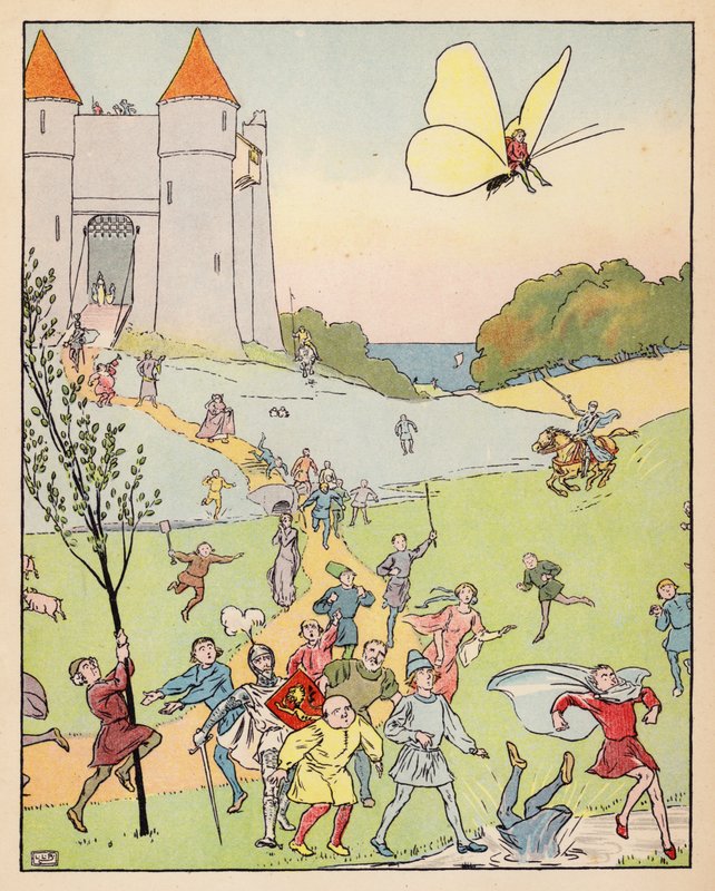 Illusztráció a Tom Thumbhoz (színes litográfia) alkotó: Leonard Leslie Brooke