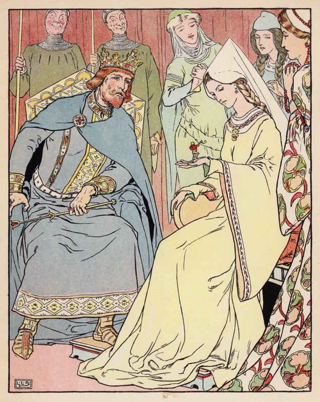 Illusztráció a Tom Thumbhoz (színes litográfia) alkotó: Leonard Leslie Brooke