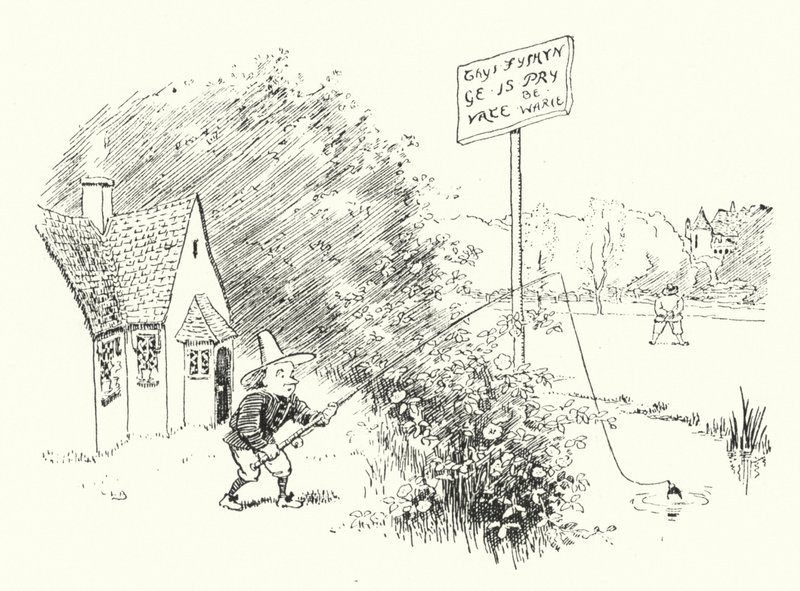 Little Tommy Tittlegouse (metszet) alkotó: Leonard Leslie Brooke