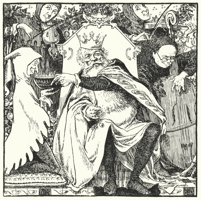 Old King Cole (metszet) alkotó: Leonard Leslie Brooke