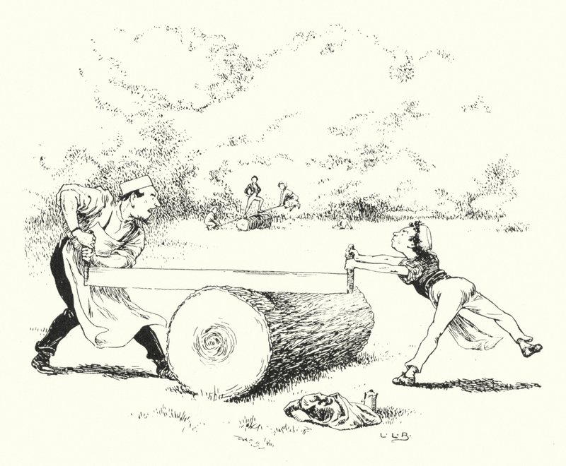 Lásd, láttad, Margery Daw (metszet) alkotó: Leonard Leslie Brooke