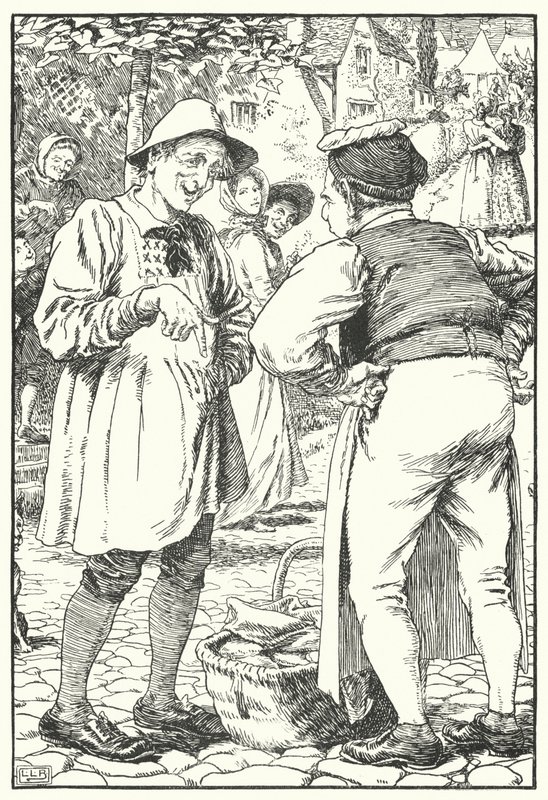 Egyszerű Simon (metszet) alkotó: Leonard Leslie Brooke