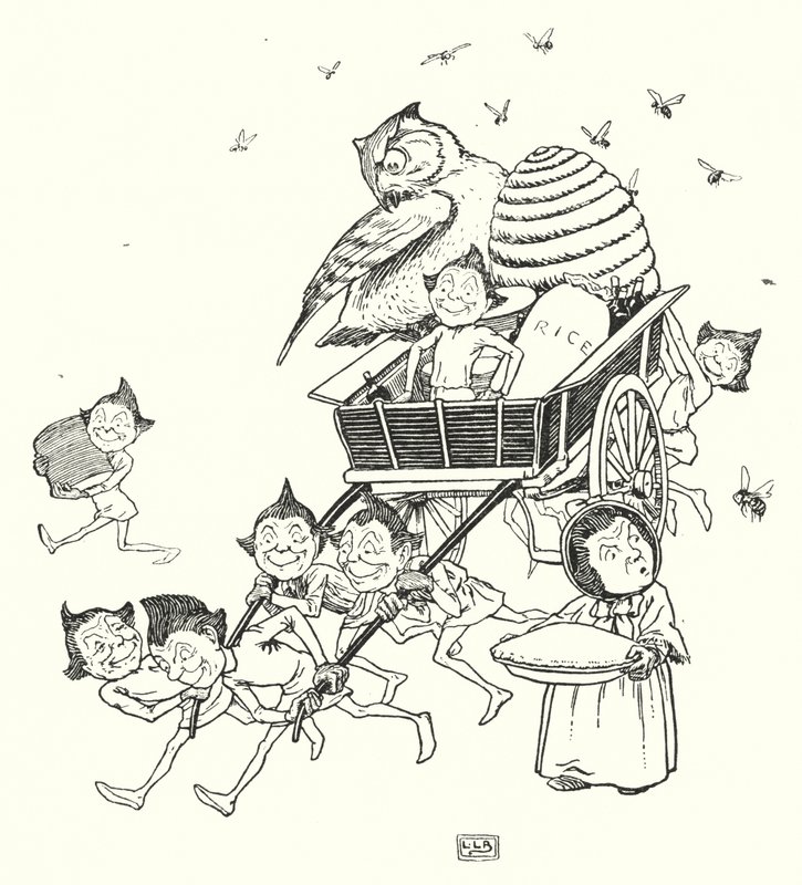 The Jumblies (litográfia) alkotó: Leonard Leslie Brooke