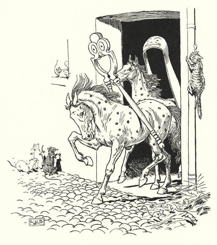 A diótörők és a cukorfogó (litho) alkotó: Leonard Leslie Brooke