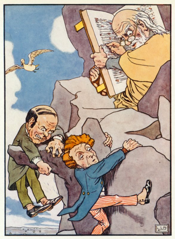 A két legény (színes litó) alkotó: Leonard Leslie Brooke
