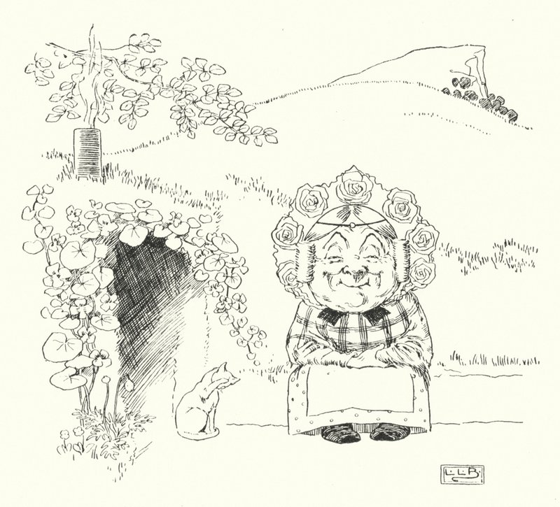 Egy domb alatt élt egy öregasszony (metszet) alkotó: Leonard Leslie Brooke