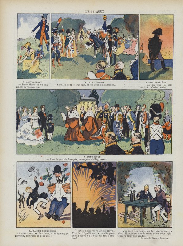 augusztus 15. Illusztráció Le Rire alkotó: Leonce Burret