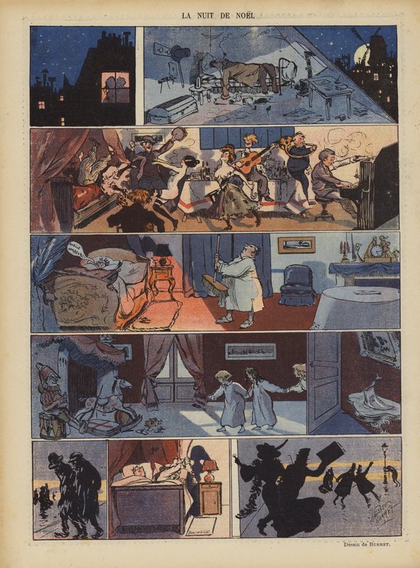 Szenteste. Illusztráció Le Rire alkotó: Leonce Burret