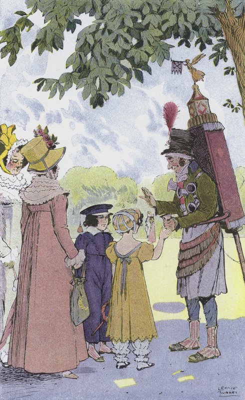 A frissítő árus alkotó: Leonce Burret
