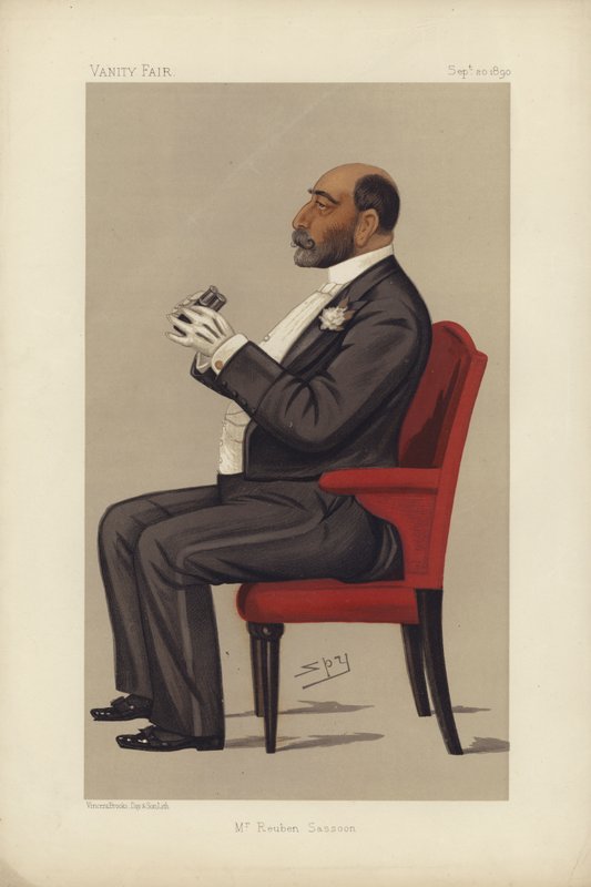 Reuben Sassoon (színes litó) alkotó: Leslie Matthew Ward