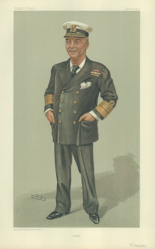 Sir John Arbuthnot Fisher admirális alkotó: Leslie Matthew Ward