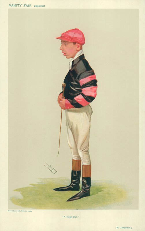 Arthur Templeman, A Rising Star, 1906. november 7., Vanity Fair rajzfilm alkotó: Leslie Matthew Ward