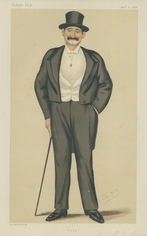 Frederick Gustavus Burnaby kapitány alkotó: Leslie Matthew Ward
