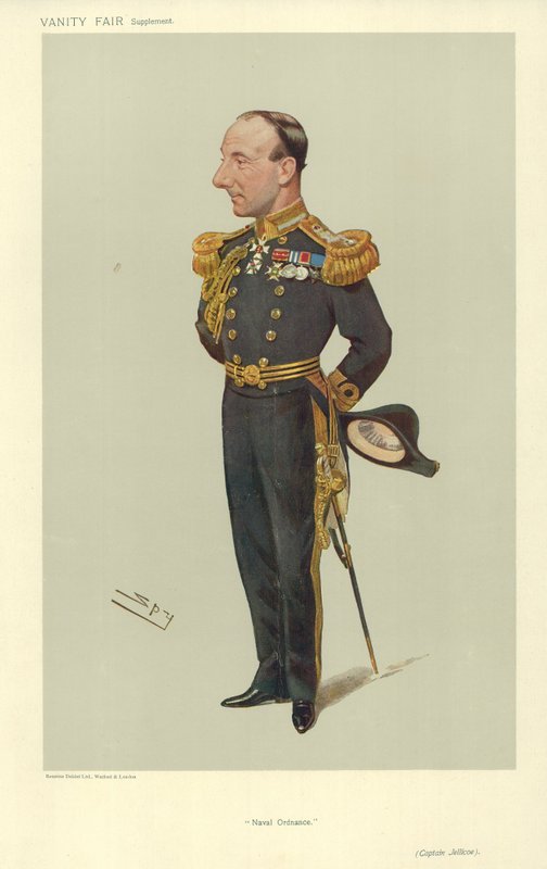 John Rushworth Jellicoe kapitány alkotó: Leslie Matthew Ward