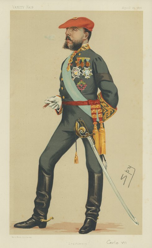 A spanyol Carlo VII alkotó: Leslie Matthew Ward