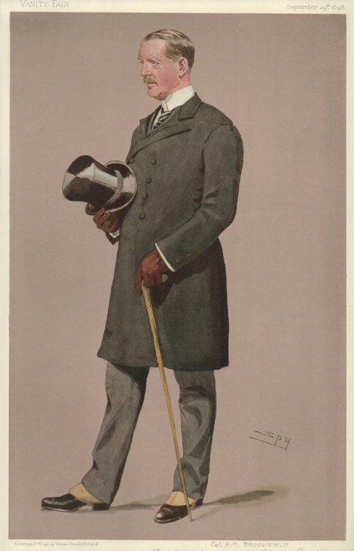 Arthur Montagu Brookfield ezredes alkotó: Leslie Matthew Ward