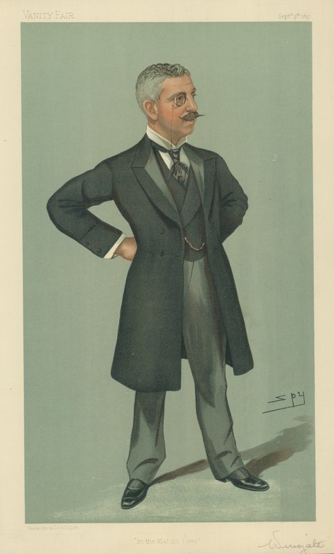 Francis Reginald Wingate ezredes, A Madhi táborában, 1897. szeptember 9., Vanity Fair rajzfilm alkotó: Leslie Matthew Ward
