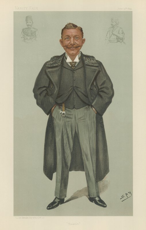 Sir Rudolf Carl von Slatin ezredes alkotó: Leslie Matthew Ward