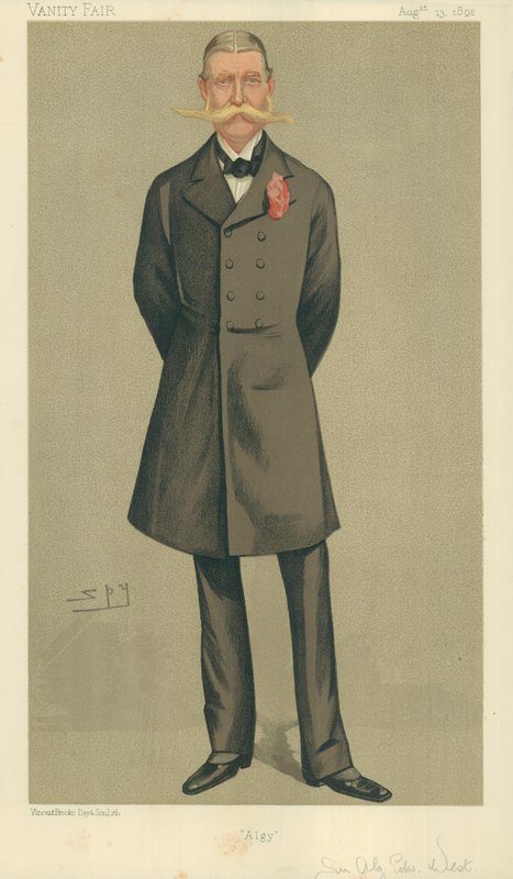 William Cornwallis West ezredes, Algy, 1892. augusztus 13., Vanity Fair rajzfilm alkotó: Leslie Matthew Ward