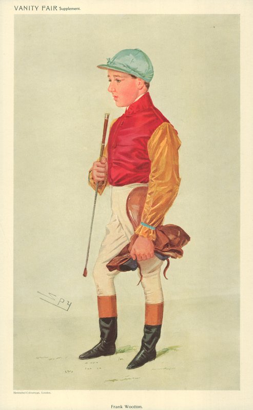 Frank Wooton, 1909. szeptember 8., Vanity Fair rajzfilm alkotó: Leslie Matthew Ward