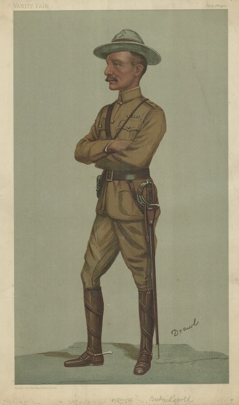 Robert Stephenson tábornok Smyth Baden-Powell alkotó: Leslie Matthew Ward