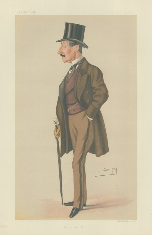 Sir Charles Hastings Doyle tábornok alkotó: Leslie Matthew Ward