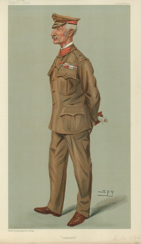 Sir George Stuart White tábornok, Ladysmith, 1900. június 14., Vanity Fair rajzfilm alkotó: Leslie Matthew Ward