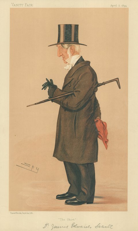 James E Warden Sewell, New College Oxford, The Shirt, 1894. április 5., Vanity Fair rajzfilm alkotó: Leslie Matthew Ward