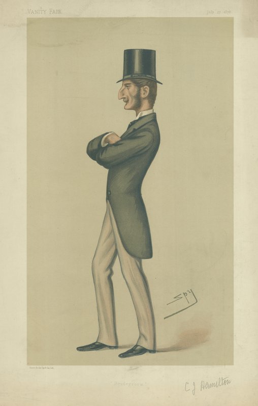 Lord Claud John Hamilton, illusztráció a „Vanity Fair”-ből, 1878. július 17. alkotó: Leslie Matthew Ward