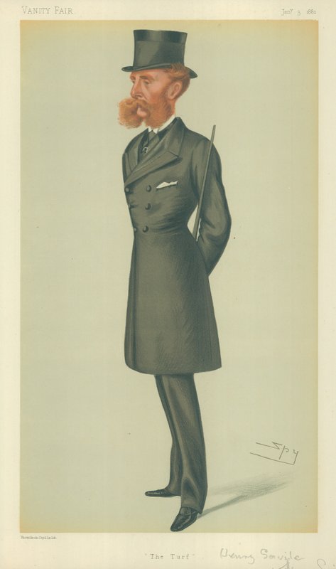 Lord Dorchester, The Turf, 1877. március 24., Vanity Fair karikatúra alkotó: Leslie Matthew Ward