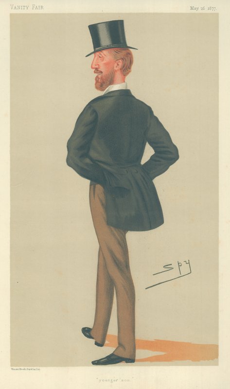 Lord Henry F Thynne, kisebbik fia, 1877. május 26., Vanity Fair karikatúra alkotó: Leslie Matthew Ward