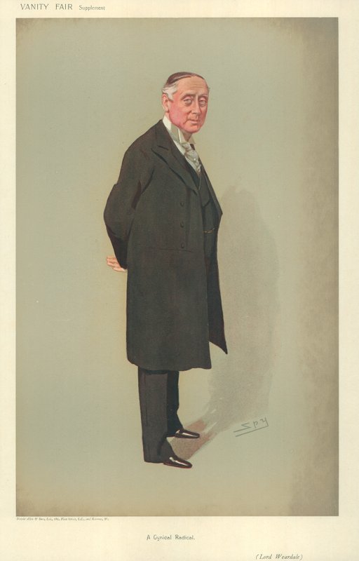 Lord Weardale, Egy cinikus radikális, 1906. július 25., Vanity Fair rajzfilm alkotó: Leslie Matthew Ward
