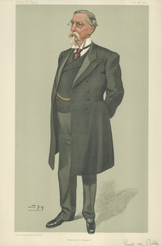 M Frants Ernest De Bille, a dán miniszter alkotó: Leslie Matthew Ward