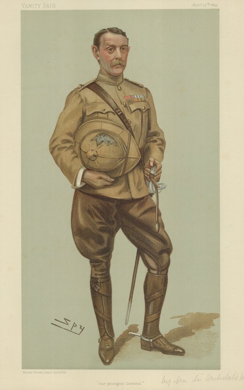 Sir Archibald Hunter vezérőrnagy alkotó: Leslie Matthew Ward