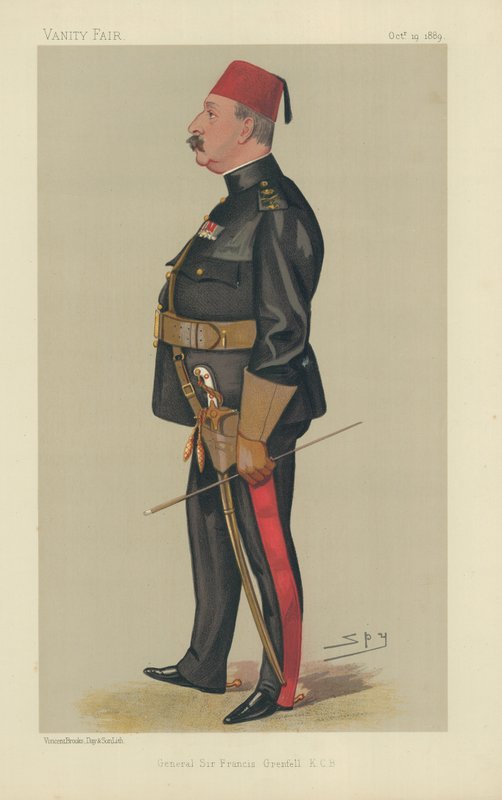 Sir Francis Grenfell vezérőrnagy alkotó: Leslie Matthew Ward