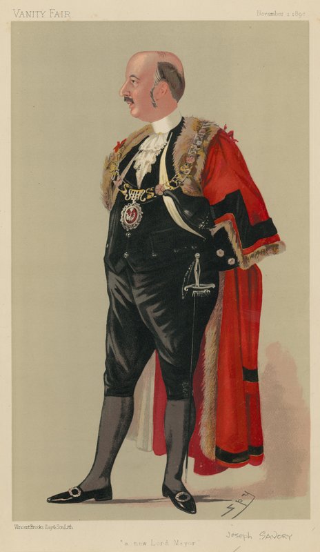 Alderman Joseph Savory alkotó: Leslie Matthew Ward