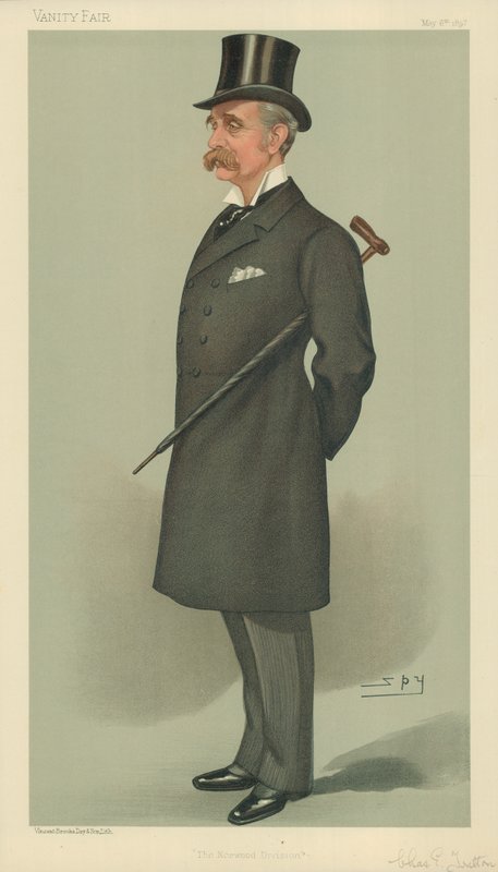 Mr Charles Ernest Tritton, The Norwood Division, 1897. május 6., Vanity Fair karikatúra alkotó: Leslie Matthew Ward