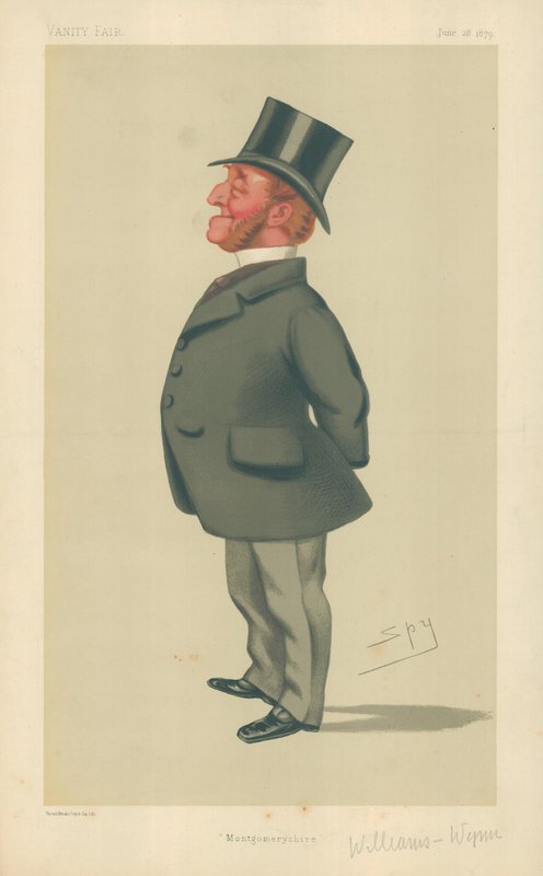 Charles Watkin Williams-Wynn, Montgomeryshire, 1879. június 28., Vanity Fair rajzfilm alkotó: Leslie Matthew Ward