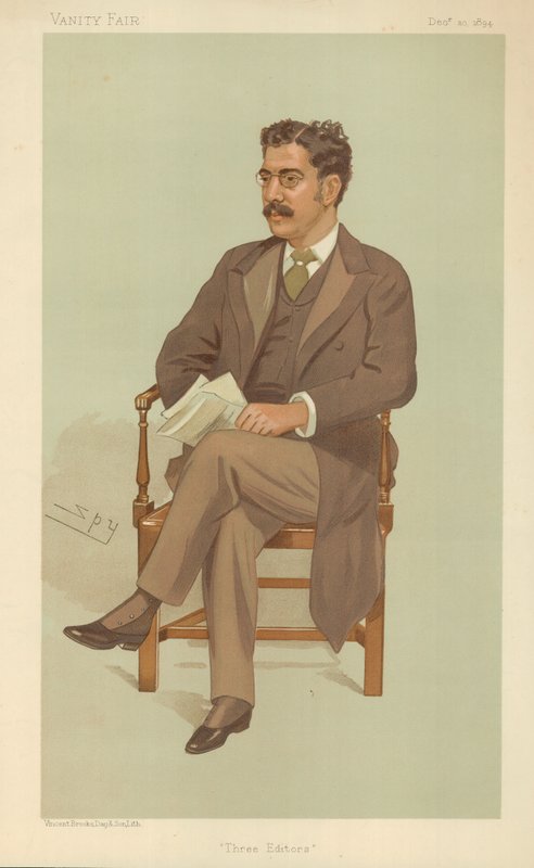 Mr Clement King Shorter, Három szerkesztő, 1894. december 10., Vanity Fair rajzfilm alkotó: Leslie Matthew Ward