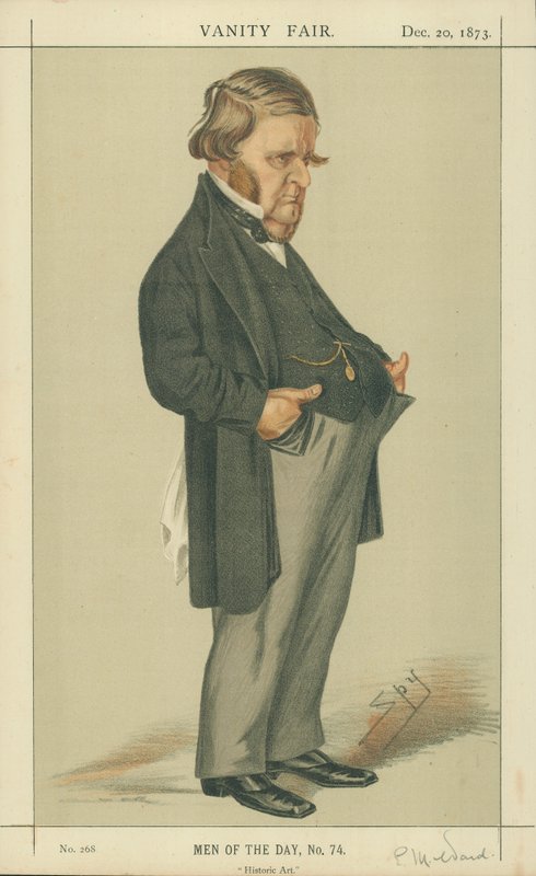 Edward Matthew Ward, Történelmi művészet, 1873. december 20., Vanity Fair rajzfilm alkotó: Leslie Matthew Ward