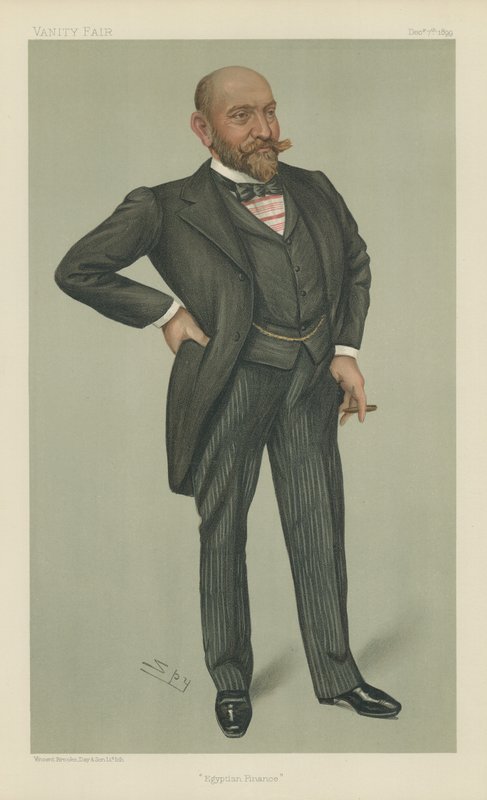 Ernest Cassel úr (színes litó) alkotó: Leslie Matthew Ward